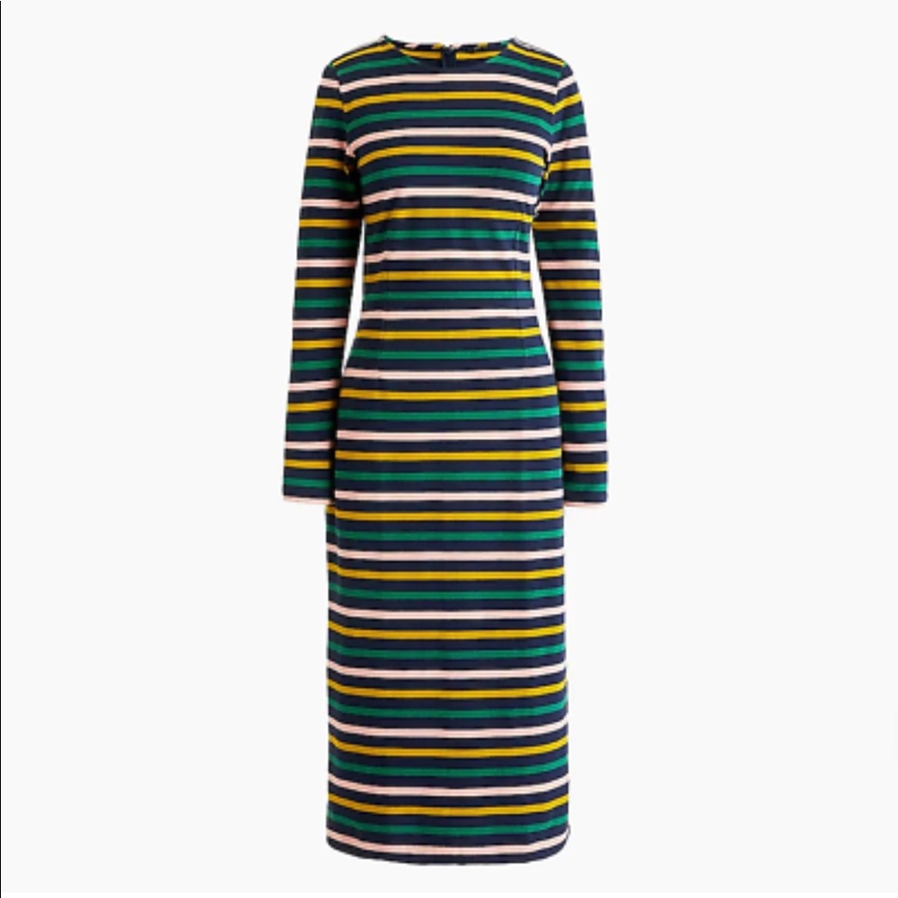 *NWT* J Crew Women’s Striped Long Sleeve Dress - Size 4